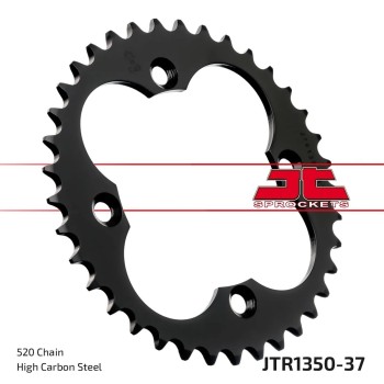 corona moto jt sprockets de acero de 37 dientes jtr1350 37