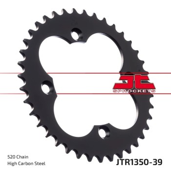 corona moto jt sprockets de acero de 39 dientes jtr1350 39