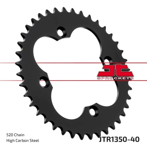 corona moto jt sprockets de acero de 40 dientes jtr1350 40