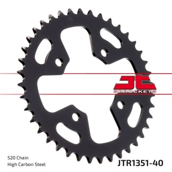 corona moto jt sprockets de acero de 40 dientes jtr1351 40