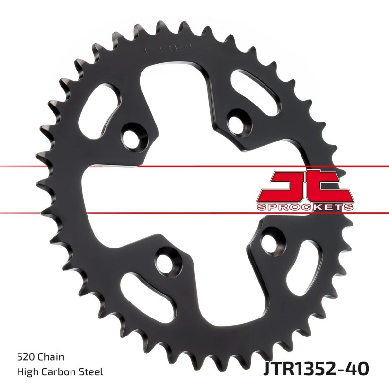 corona moto jt sprockets de acero de 40 dientes jtr1352 40