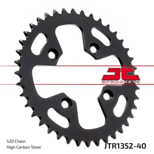 corona moto jt sprockets de acero de 40 dientes jtr1352 40