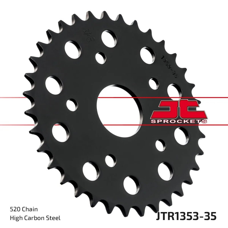 corona moto jt sprockets de acero de 35 dientes jtr1353 35