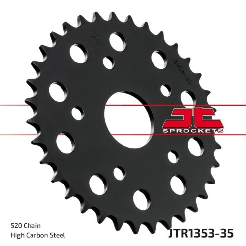corona moto jt sprockets de acero de 35 dientes jtr1353 35