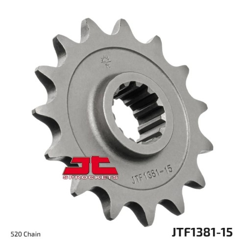 pinon moto jt sprockets acero 15 dientes jtf1381 15