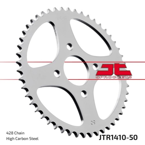 corona moto jt sprockets de acero de 50 dientes jtr1410 50
