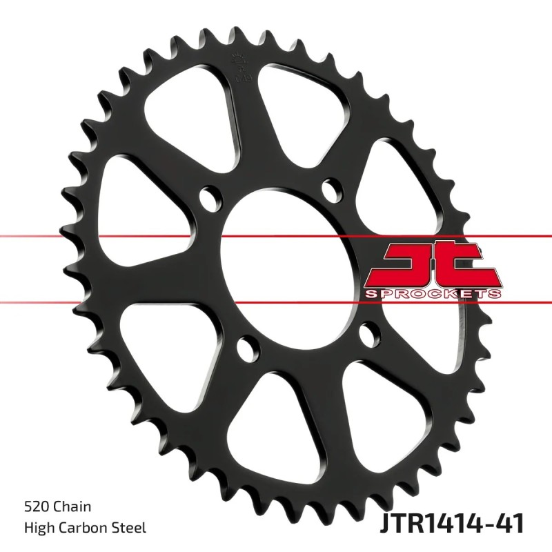 corona moto jt sprockets de acero de 41 dientes jtr1414 41