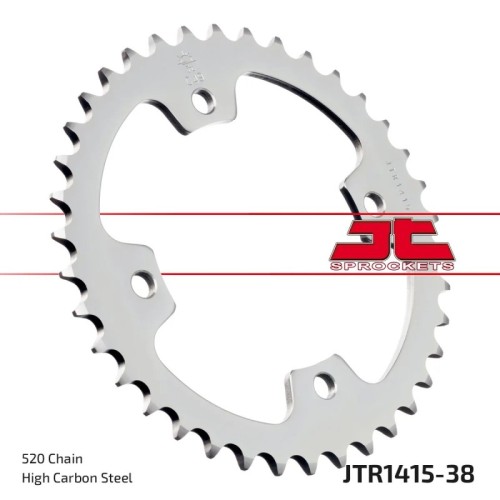 corona moto jt sprockets de acero de 38 dientes jtr1415 38
