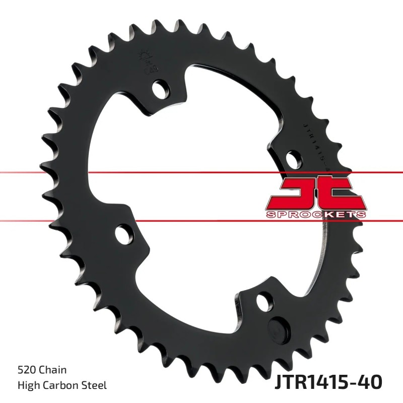 corona moto jt sprockets de acero de 40 dientes jtr1415 40