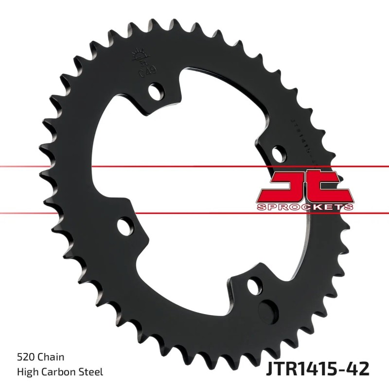 corona moto jt sprockets de acero de 42 dientes jtr1415 42