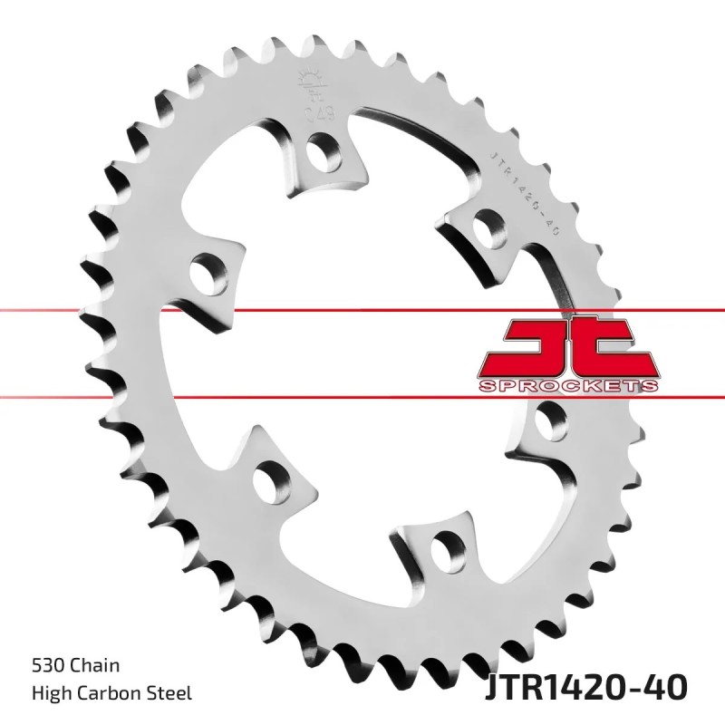 corona moto jt sprockets de acero de 40 dientes jtr1420 40