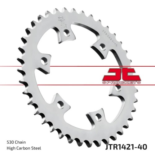 corona moto jt sprockets de acero de 40 dientes jtr1421 40