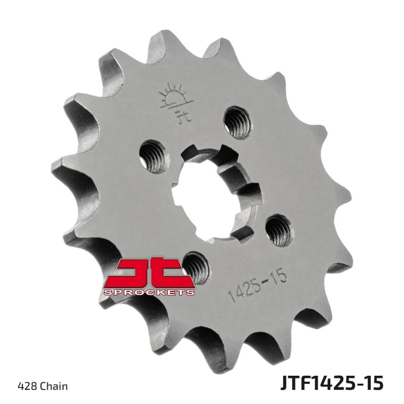 pinon de moto jt sprockets acero 15 dientes p 428 jtf1425 15