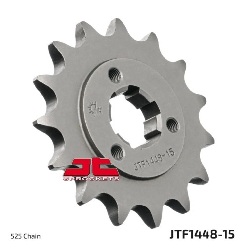 pinon de moto jt sprockets acero 15 dientes p 525 jtf1448 15