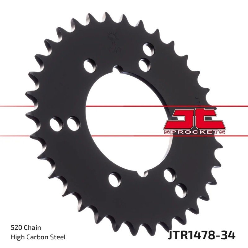corona moto jt sprockets de acero de 34 dientes jtr1478 34