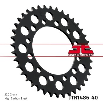 corona moto jt sprockets de acero de 40 dientes jtr1486 40