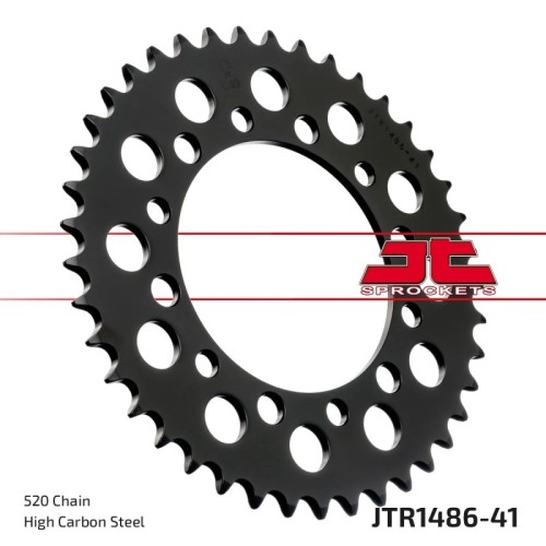 corona moto jt sprockets de acero de 41 dientes jtr1486 41