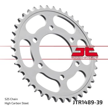 corona moto jt sprockets de acero de 39 dientes jtr1489 39