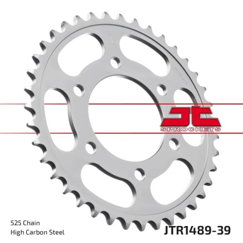 corona moto jt sprockets de acero de 39 dientes jtr1489 39