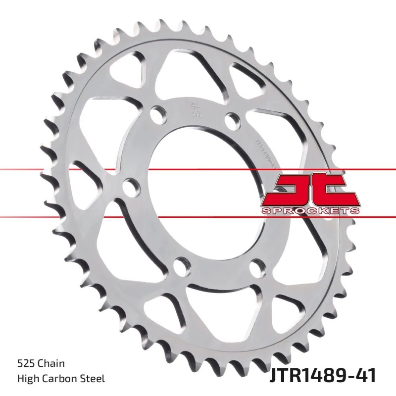 corona moto jt sprockets de acero de 41 dientes jtr1489 41