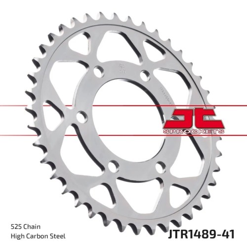 corona moto jt sprockets de acero de 41 dientes jtr1489 41