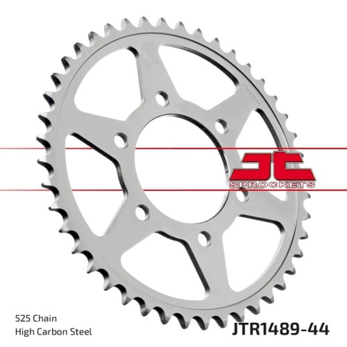 corona moto jt sprockets de acero de 44 dientes jtr1489 44
