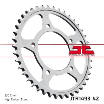corona moto jt sprockets de acero de 42 dientes jtr1493 42