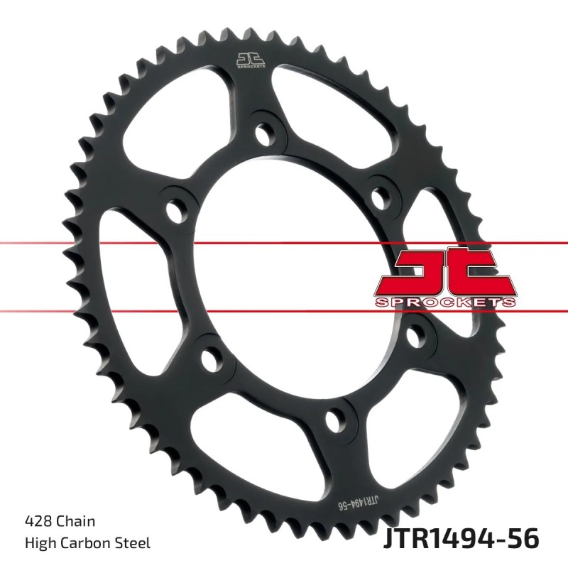 corona moto jt sprockets de acero de 56 dientes jtr1494 56