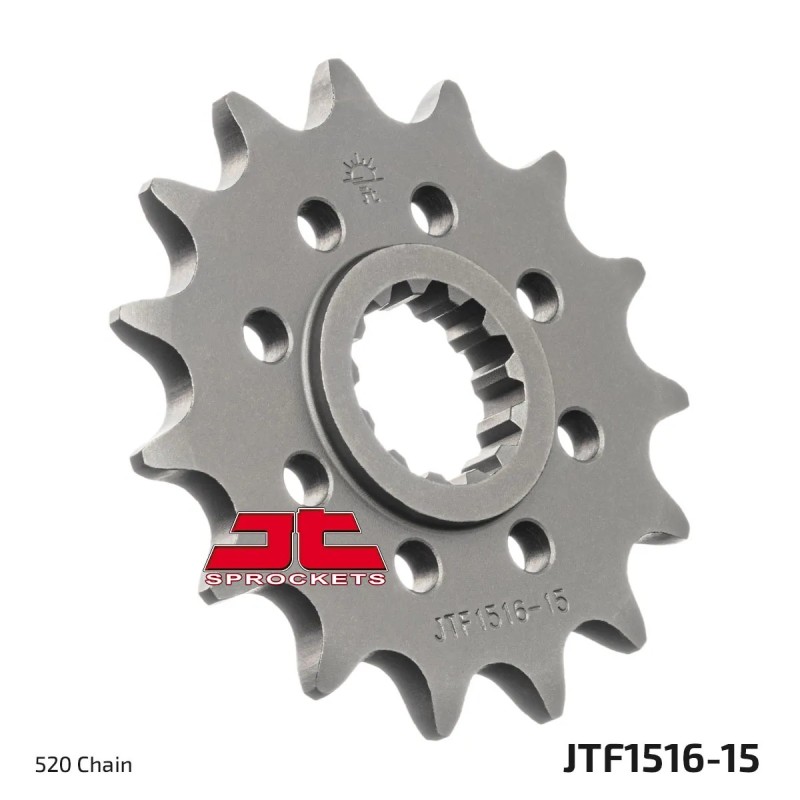 pinon de moto jt sprockets acero 15 dientes mod paso 520