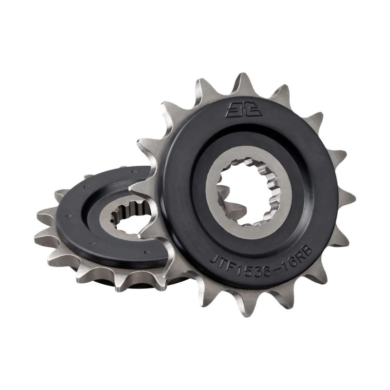 pinon de moto jt sprockets con goma 16 dientes p 520 jtf1536 16rb