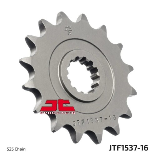 pinon de moto jt sprockets acero 16 dientes p 525 jtf1537 16