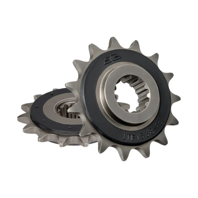 pinon de moto jt sprockets con goma 15 dientes p 520 jtf1538 15rb