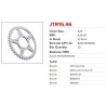 Corona moto JT Sprockets de acero de 46 dientes JTR15.46