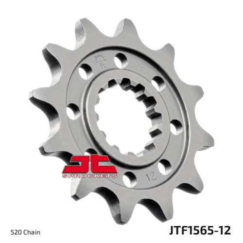 pinon de moto jt sprockets acero 12 dientes p 520 jtf1565 12