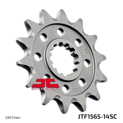 pinon moto jt sprockets autolimpiable 14 dientes jtf1565 14sc