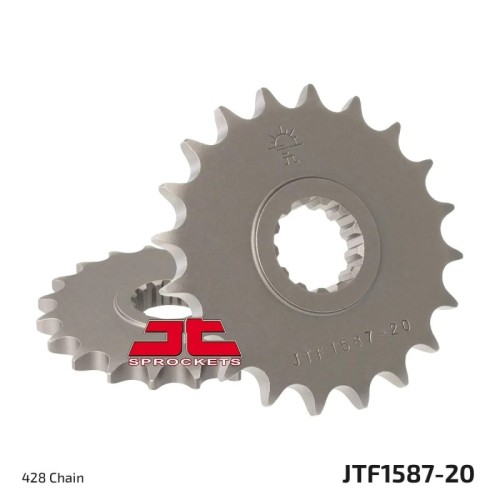 pinon moto jt sprockets acero 20 dientes jtf1587 20