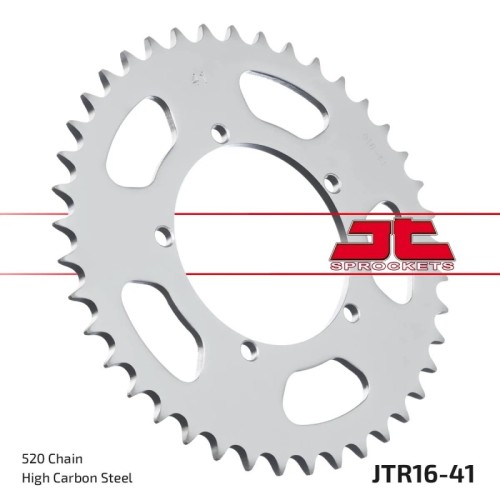 corona moto jt sprockets de acero de 41 dientes jtr16 41