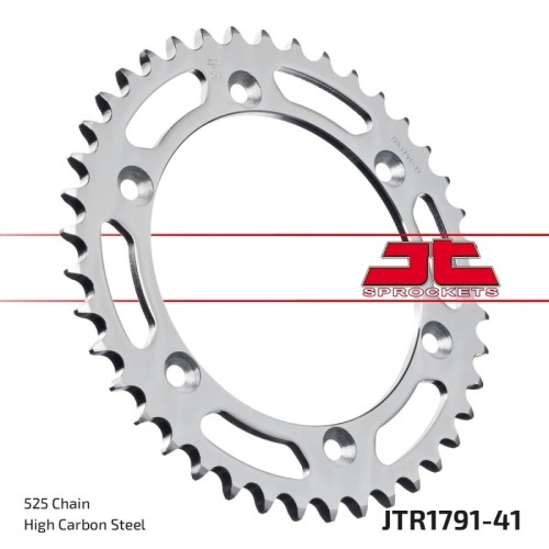 corona moto jt sprockets de acero de 41 dientes jtr1791 41