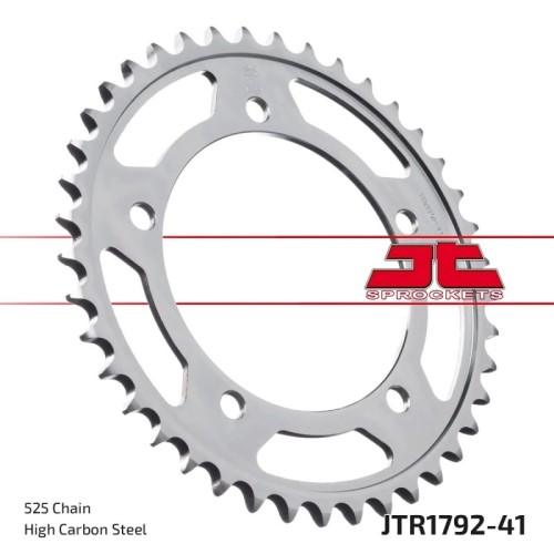 corona moto jt sprockets de acero de 41 dientes jtr1792 41