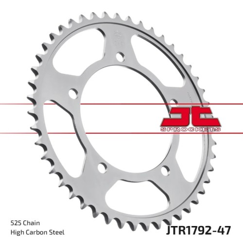 corona moto jt sprockets de acero de 47 dientes jtr1792 47