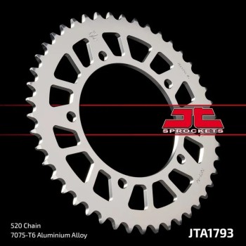 corona moto jt sprockets de acero de 47 dientes 179347aljts 2