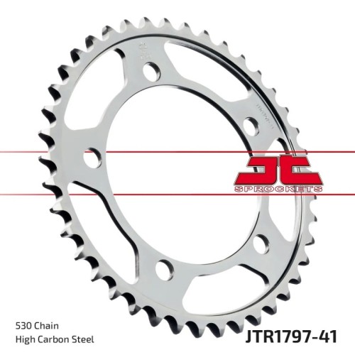 corona moto jt sprockets de acero de 41 dientes jtr1797 41