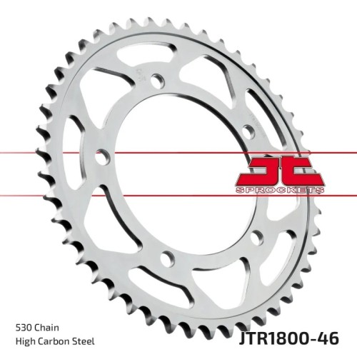 corona moto jt sprockets de acero de 46 dientes jtr1800 46