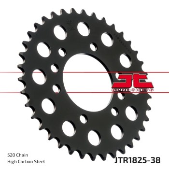 corona moto jt sprockets de acero de 38 dientes jtr1825 38