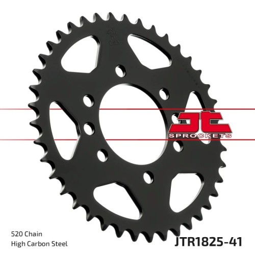 corona moto jt sprockets de acero de 41 dientes jtr1825 41