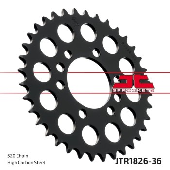 corona moto jt sprockets de acero de 36 dientes jtr1826 36