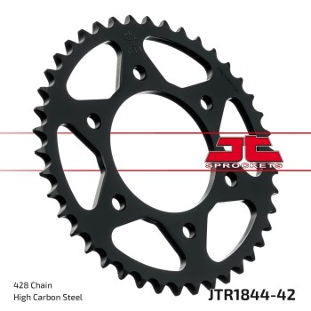 corona moto jt sprockets de acero de 42 dientes jtr1844 42
