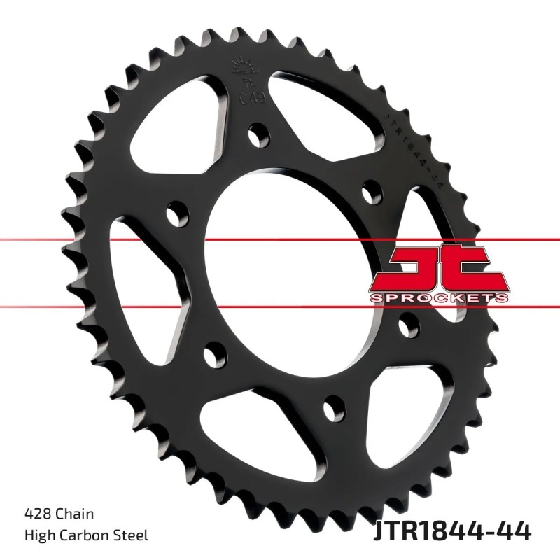 corona moto jt sprockets de acero de 44 dientes jtr1844 44