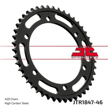 corona moto jt sprockets de acero de 46 dientes jtr1847 46