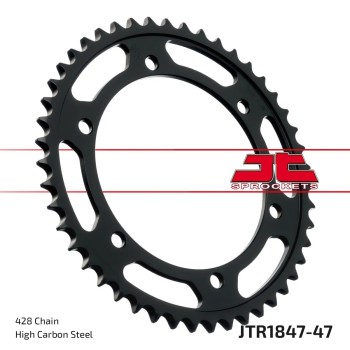 corona moto jt sprockets de acero de 47 dientes jtr1847 47